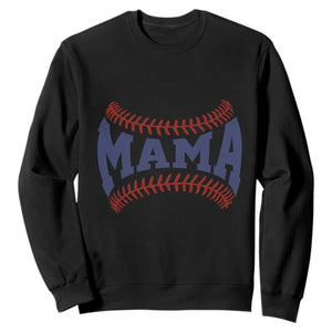 Game Day Baseball Mama Sweatshirt Proud Mom Gift TS12 Black Print Your Wear