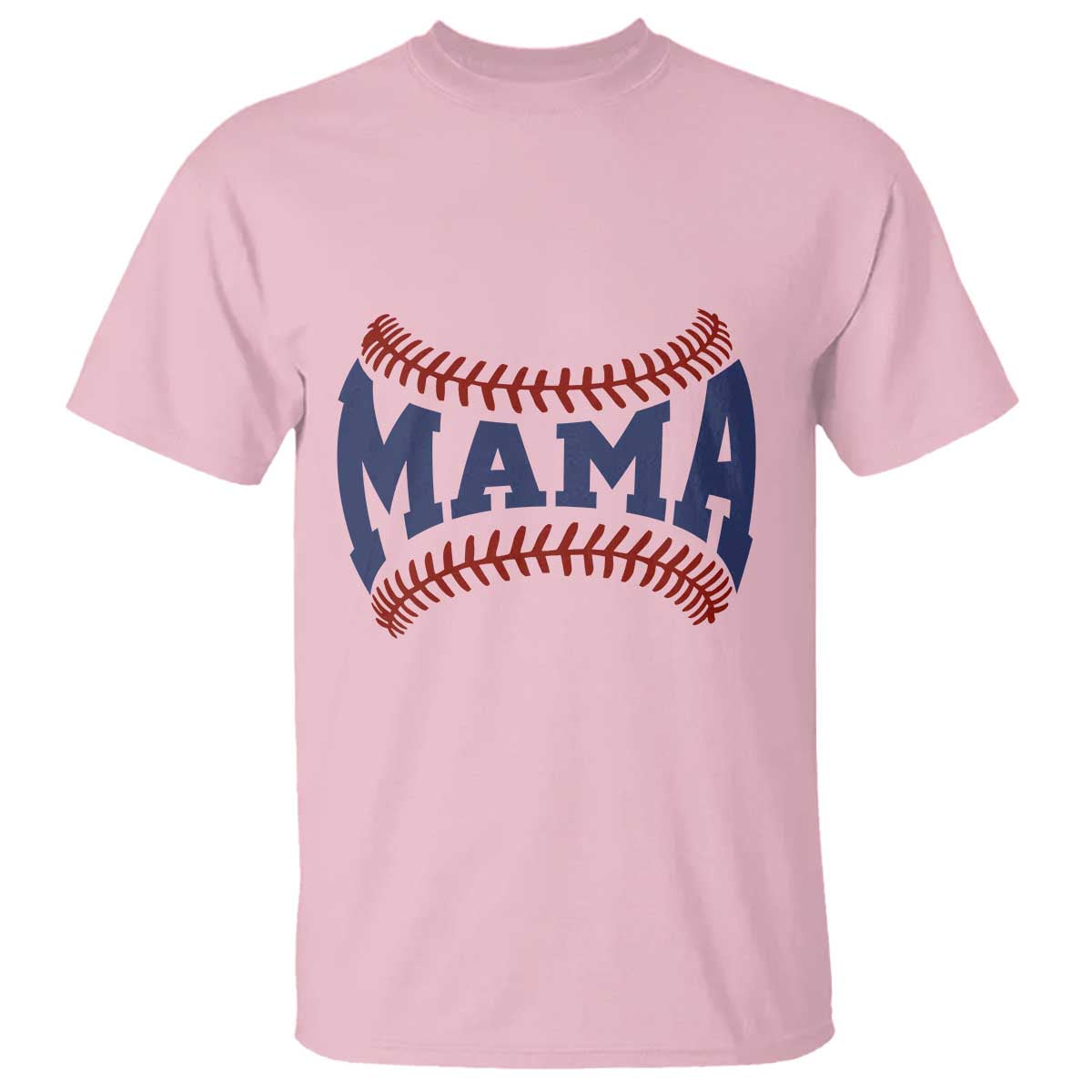 Game Day Baseball Mama T Shirt Proud Mom Gift TS12 Light Pink Print Your Wear