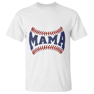 Game Day Baseball Mama T Shirt Proud Mom Gift TS12 White Print Your Wear