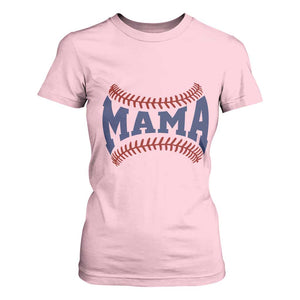 Game Day Baseball Mama T Shirt For Women Proud Mom Gift TS12 Light Pink Print Your Wear