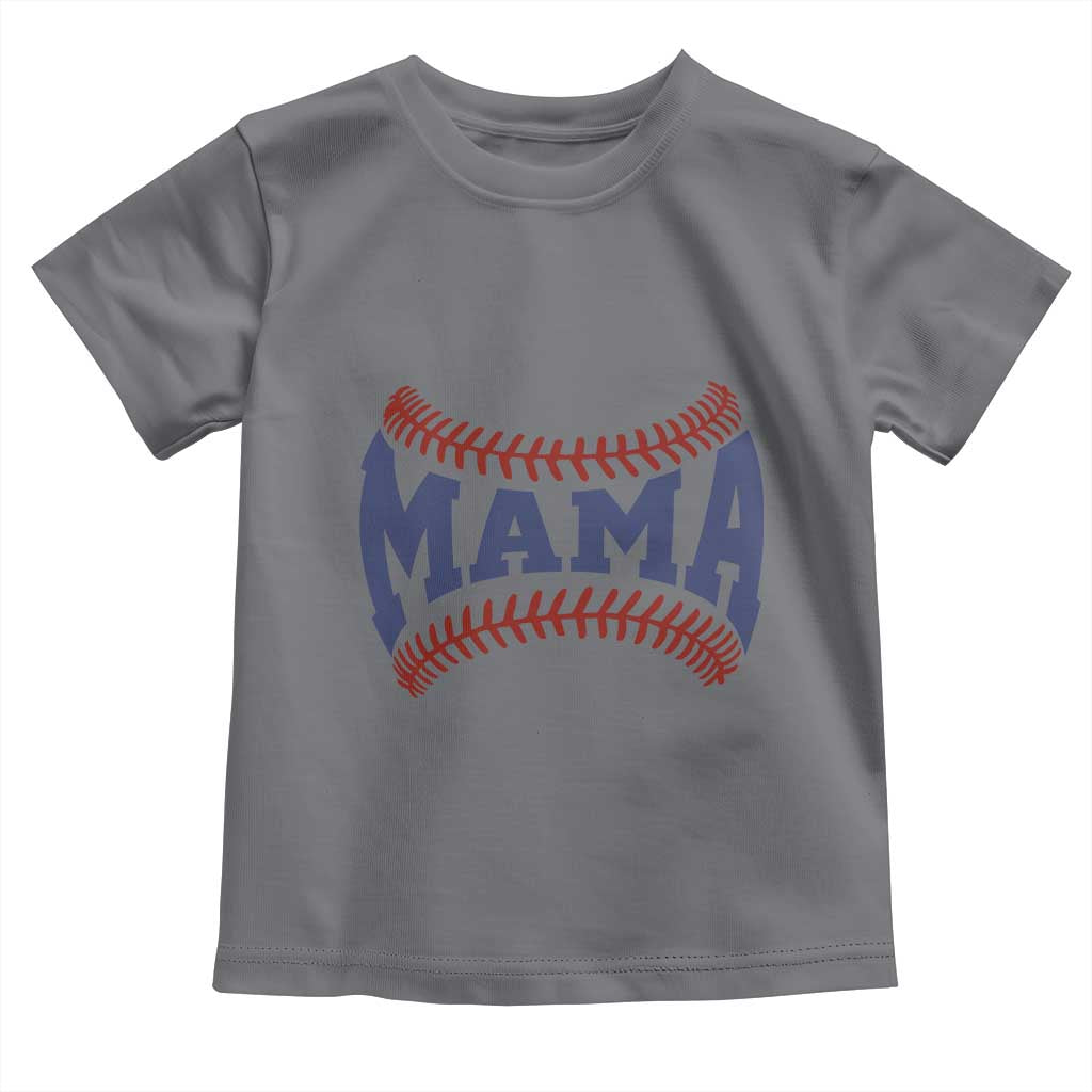Game Day Baseball Mama Toddler T Shirt Proud Mom Gift TS12 Charcoal Print Your Wear