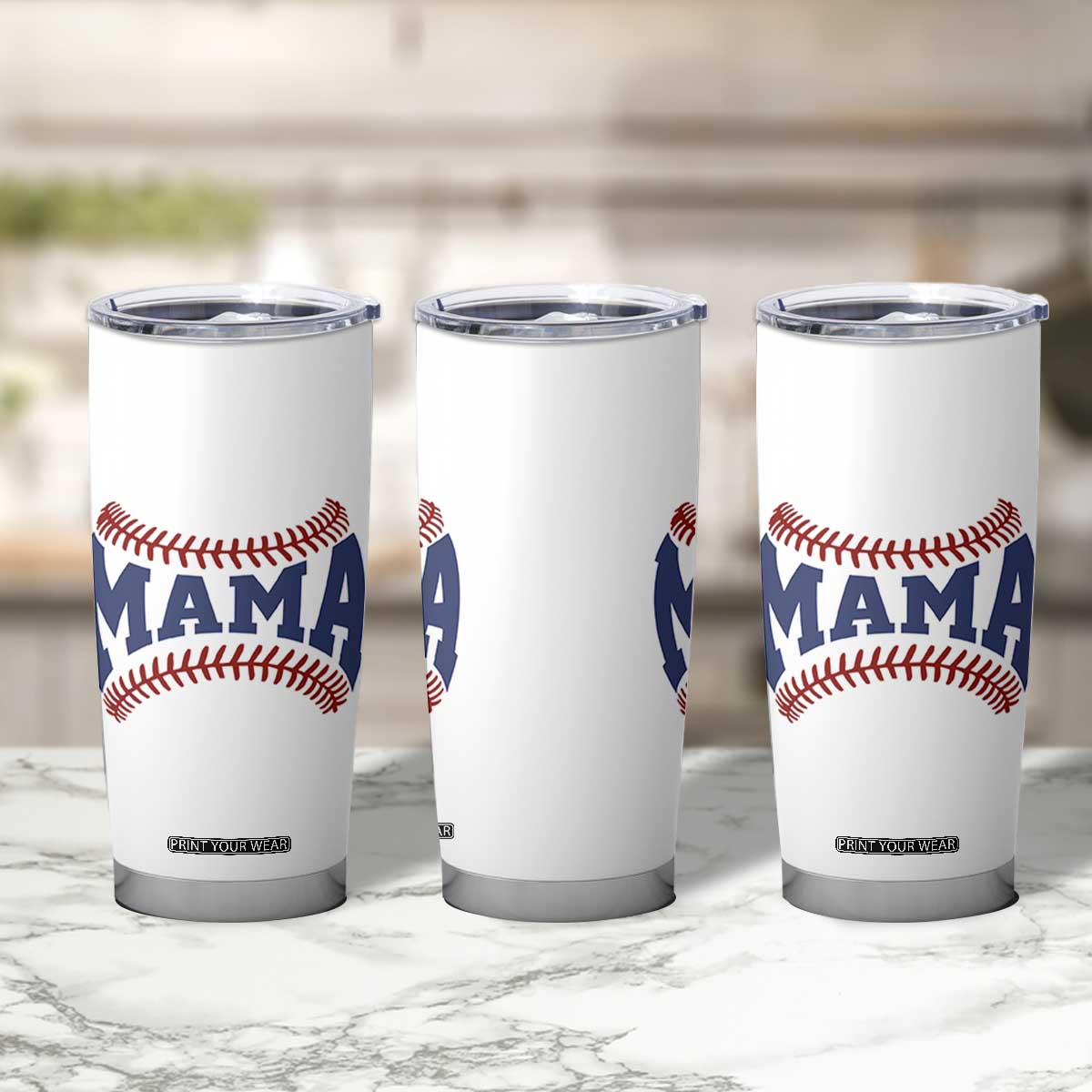 Game Day Baseball Mama Tumbler Cup Proud Mom Gift TS12 Print Your Wear
