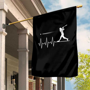 Baseball Heartbeat Line Garden Flag Vintage Sports Lover Gift TS12 Print Your Wear