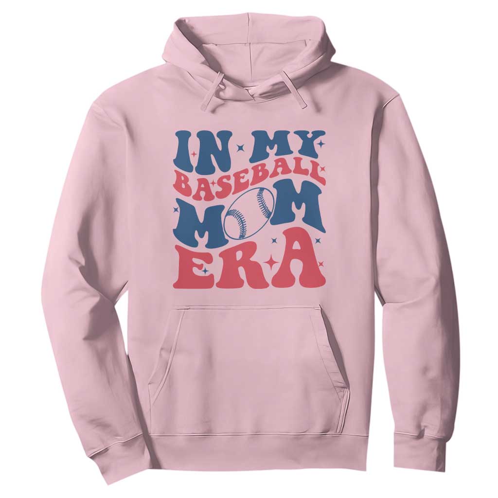 In My Baseball Mom Era Hoodie Game Day Sports Mom TS12 Light Pink Print Your Wear