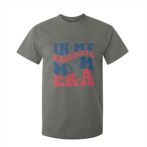 In My Baseball Mom Era T Shirt For Kid Game Day Sports Mom TS12 Military Green Print Your Wear