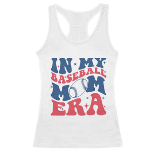 In My Baseball Mom Era Racerback Tank Top Game Day Sports Mom TS12 White Print Your Wear