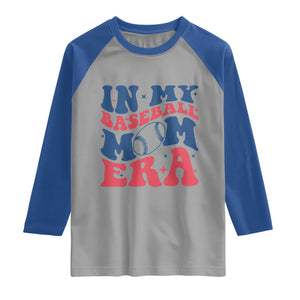 In My Baseball Mom Era Raglan Shirt Game Day Sports Mom TS12 Sport Gray Royal Print Your Wear