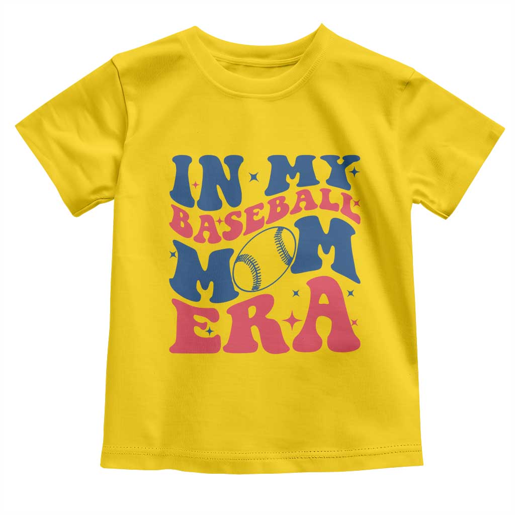 In My Baseball Mom Era Toddler T Shirt Game Day Sports Mom TS12 Daisy Print Your Wear