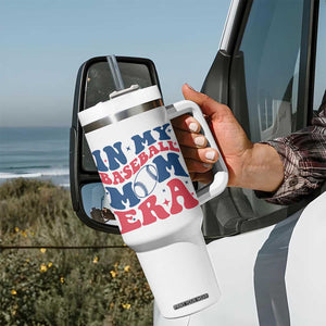 In My Baseball Mom Era Tumbler With Handle Game Day Sports Mom TS12 Print Your Wear
