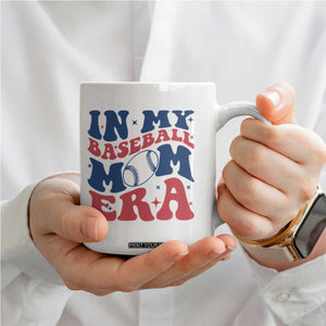In My Baseball Mom Era Coffee Mug Game Day Sports Mom TS12 Print Your Wear