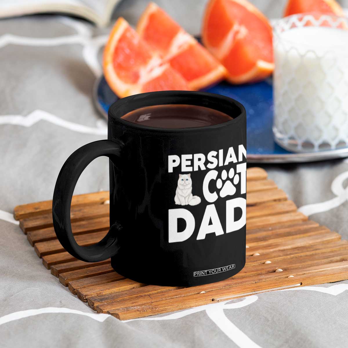 Proud Persian Cat Dad Coffee Mug Funny Fluffy Cat Lover Gift TS12 Print Your Wear