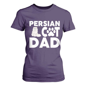 Proud Persian Cat Dad T Shirt For Women Funny Fluffy Cat Lover Gift TS12 Purple Print Your Wear