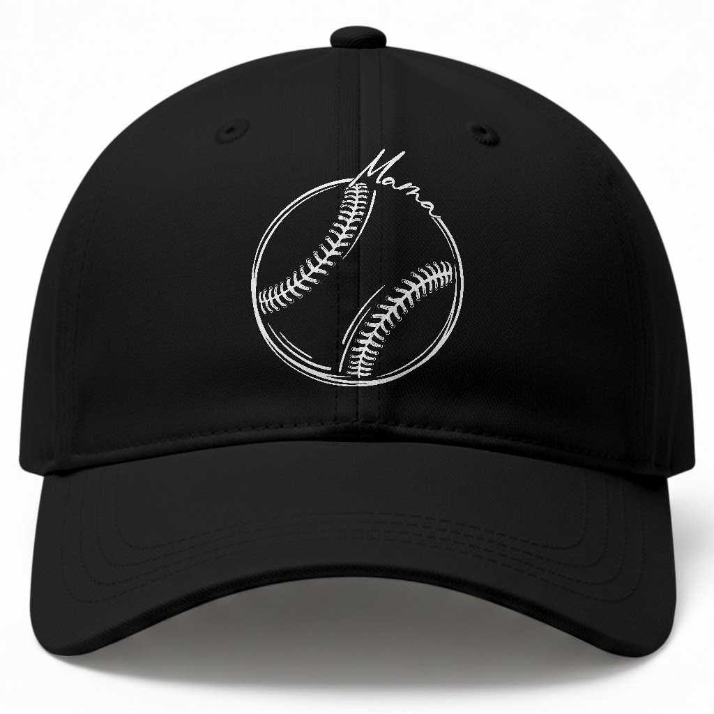 Baseball Mama Graphic Baseball Cap Game Day Gift For Baseball Moms TS12 Print Your Wear