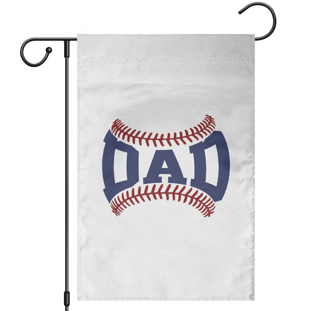 Proud Baseball Dad Garden Flag Game Day Gift For Him TS12 White Print Your Wear