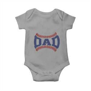 Proud Baseball Dad Baby Onesie Game Day Gift For Him TS12 Sport Gray Print Your Wear