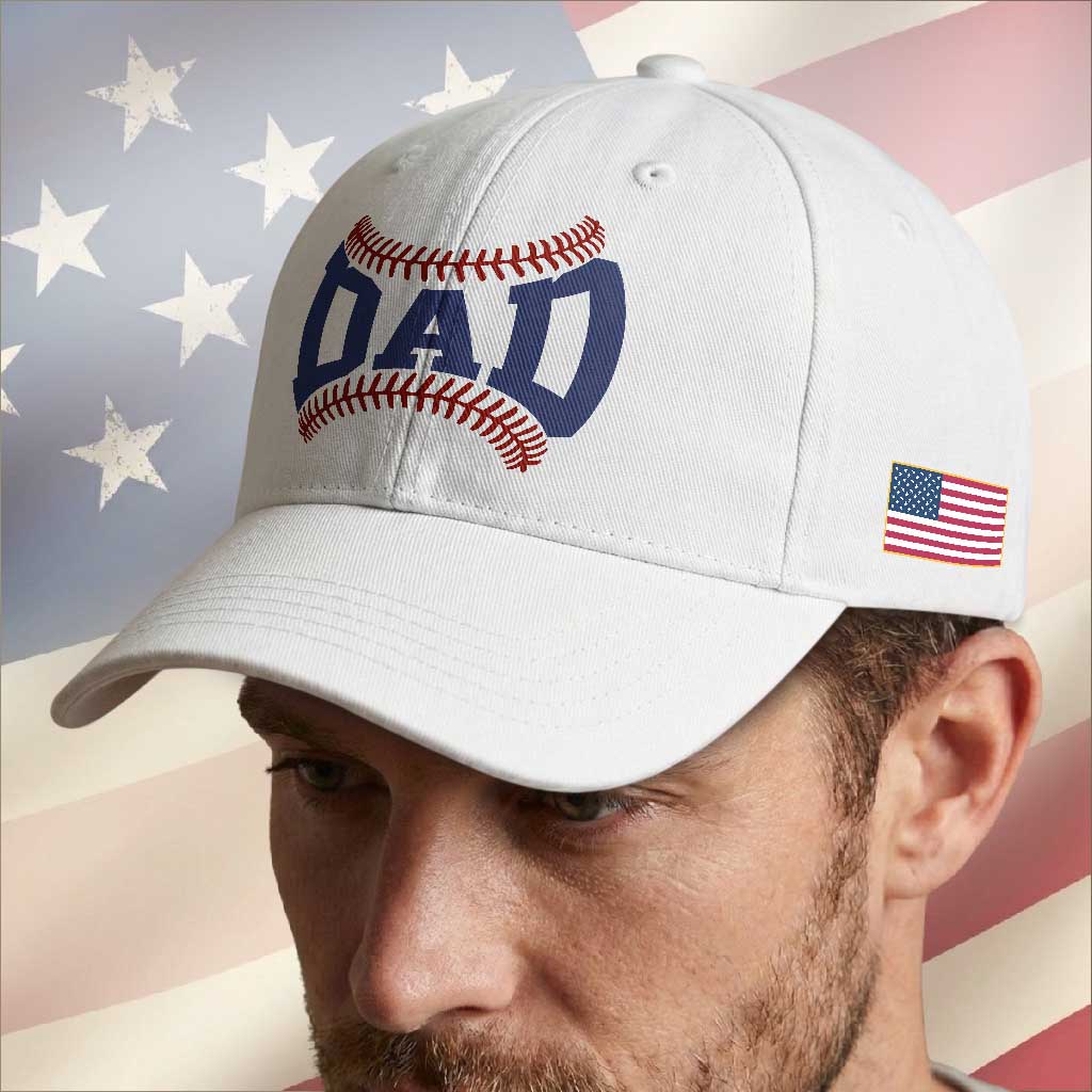 Proud Baseball Dad Baseball Cap Game Day Gift For Him TS12 Print Your Wear
