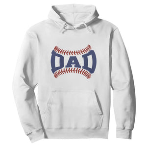 Proud Baseball Dad Hoodie Game Day Gift For Him TS12 White Print Your Wear