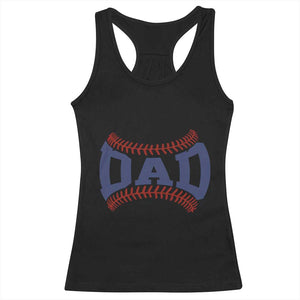 Proud Baseball Dad Racerback Tank Top Game Day Gift For Him TS12 Black Print Your Wear