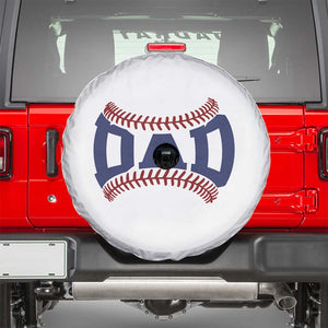 Proud Baseball Dad Spare Tire Cover Game Day Gift For Him TS12 White Print Your Wear