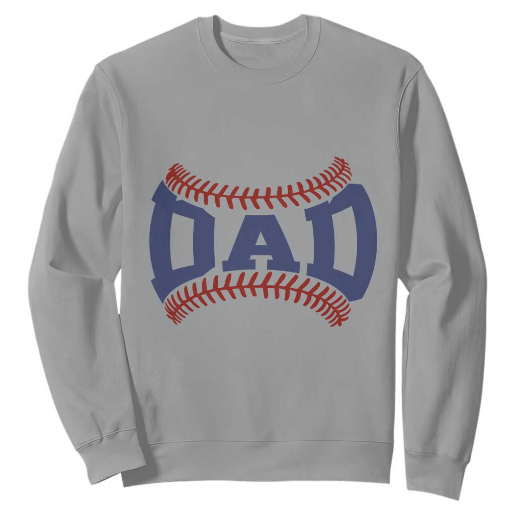 Proud Baseball Dad Sweatshirt Game Day Gift For Him TS12 Sport Gray Print Your Wear