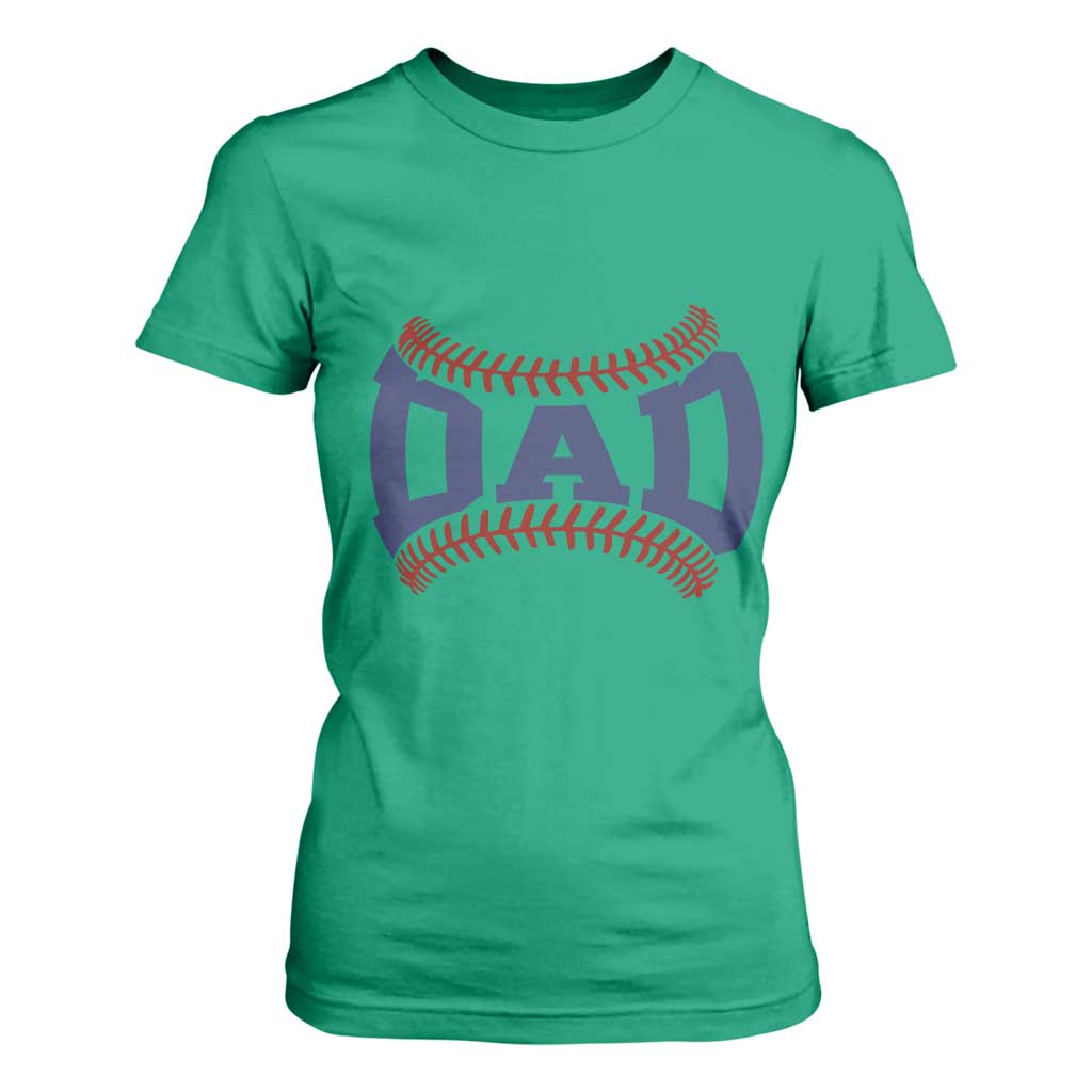 Proud Baseball Dad T Shirt For Women Game Day Gift For Him TS12 Irish Green Print Your Wear
