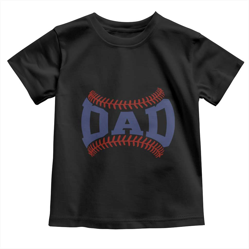 Proud Baseball Dad Toddler T Shirt Game Day Gift For Him TS12 Black Print Your Wear