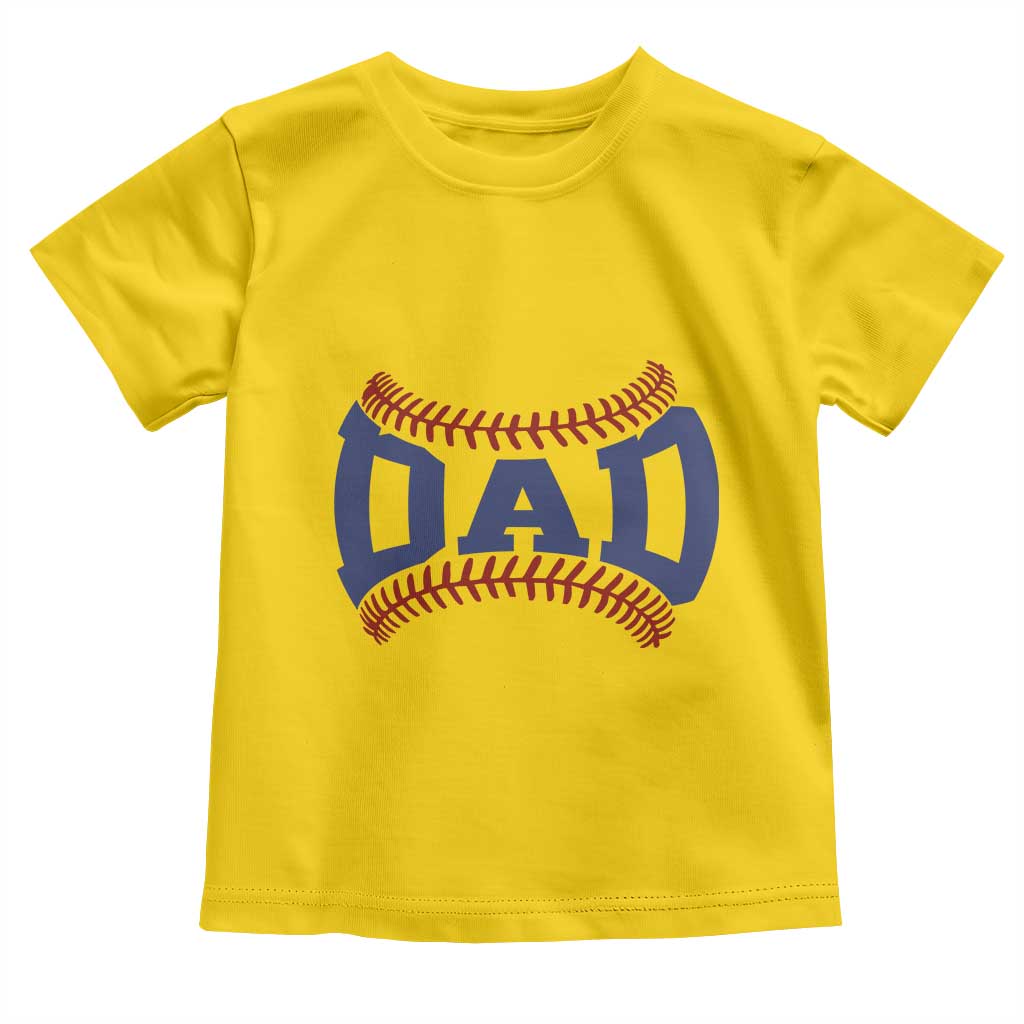 Proud Baseball Dad Toddler T Shirt Game Day Gift For Him TS12 Daisy Print Your Wear