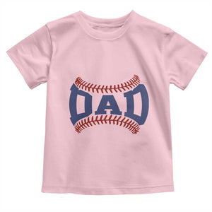 Proud Baseball Dad Toddler T Shirt Game Day Gift For Him TS12 Light Pink Print Your Wear