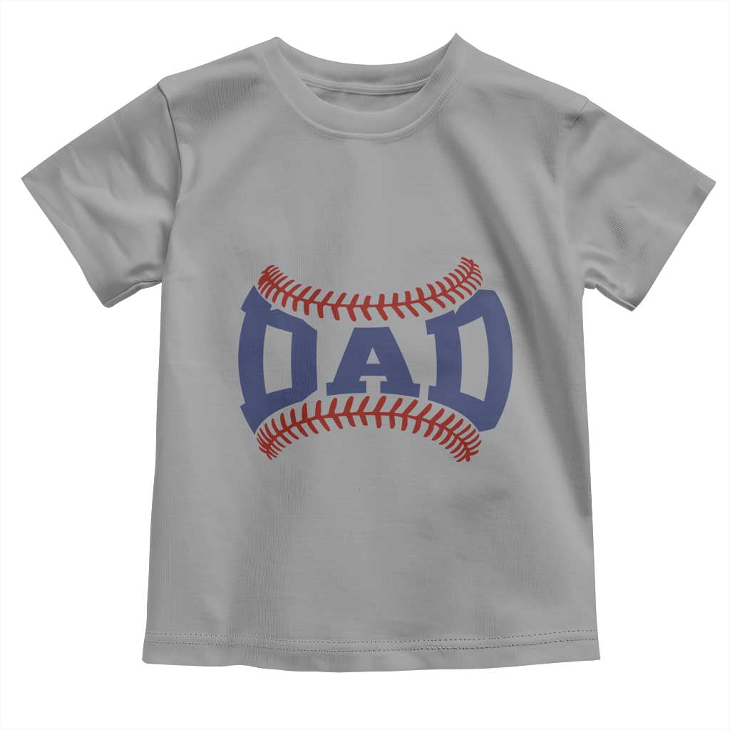 Proud Baseball Dad Toddler T Shirt Game Day Gift For Him TS12 Sport Gray Print Your Wear