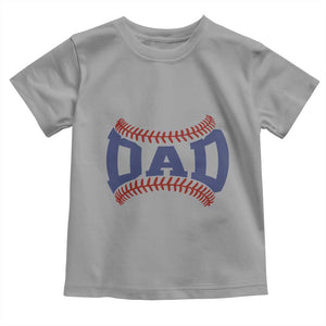 Proud Baseball Dad Toddler T Shirt Game Day Gift For Him TS12 Sport Gray Print Your Wear