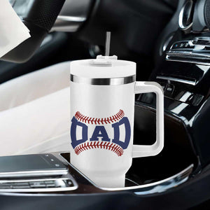 Proud Baseball Dad Tumbler With Handle Game Day Gift For Him TS12 Print Your Wear
