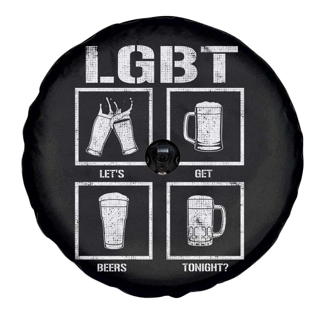 LGBT Let's Get Beers Tonight Spare Tire Cover Funny Beer Drinking TS12 Print Your Wear