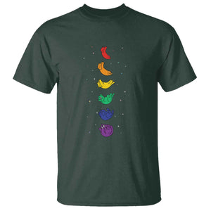 Funny Purride Cats In Space Rainbow T Shirt LGBQT Pride Feline Space