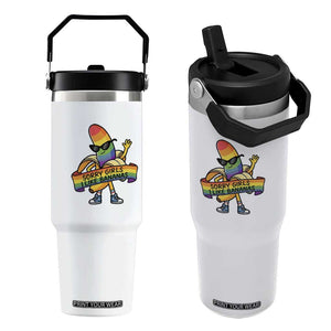 Sorry Girls I Like Bananas Flip Straw Tumbler Funny LGBTQ Graphic TS12 One Size: 30 oz White Print Your Wear