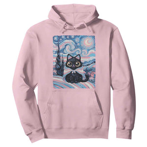 Funny Transgender Cat Starry Night Hoodie LGBTQ Pride Support Gift
