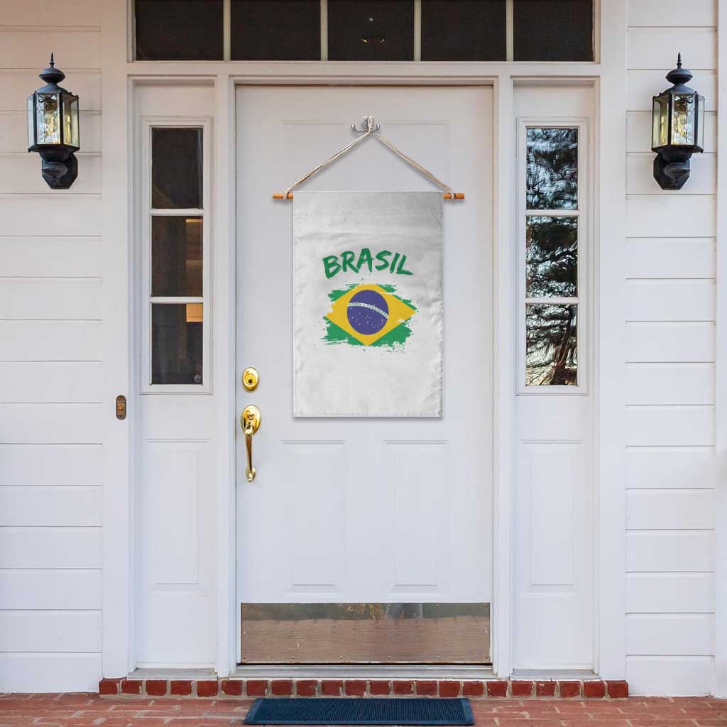 Vintage Brasil Flag Garden Flag Brazilian Heritage Pride