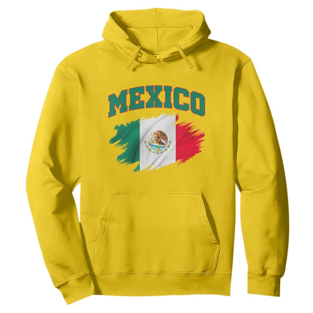 Retro Vintage Mexico Flag Hoodie Mexican Pride Gift