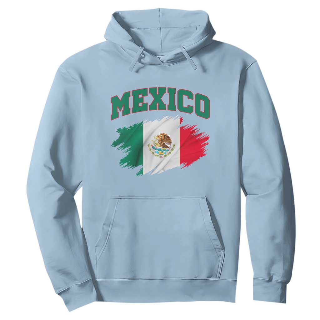 Retro Vintage Mexico Flag Hoodie Mexican Pride Gift