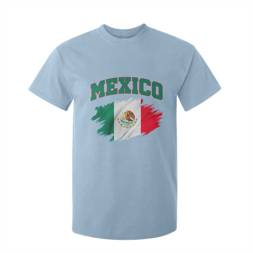 Retro Vintage Mexico Flag T Shirt For Kid Mexican Pride Gift