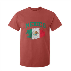 Retro Vintage Mexico Flag T Shirt For Kid Mexican Pride Gift