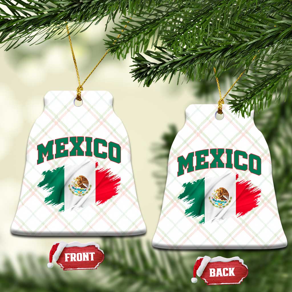 Retro Vintage Mexico Flag Ceramic Ornament Mexican Pride Gift