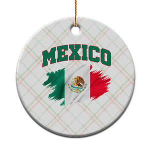Retro Vintage Mexico Flag Ceramic Ornament Mexican Pride Gift