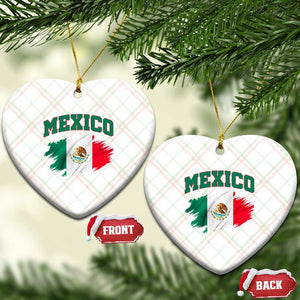 Retro Vintage Mexico Flag Ceramic Ornament Mexican Pride Gift