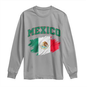 Retro Vintage Mexico Flag Long Sleeve Shirt Mexican Pride Gift