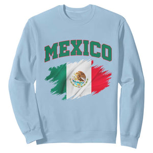 Retro Vintage Mexico Flag Sweatshirt Mexican Pride Gift