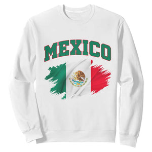Retro Vintage Mexico Flag Sweatshirt Mexican Pride Gift
