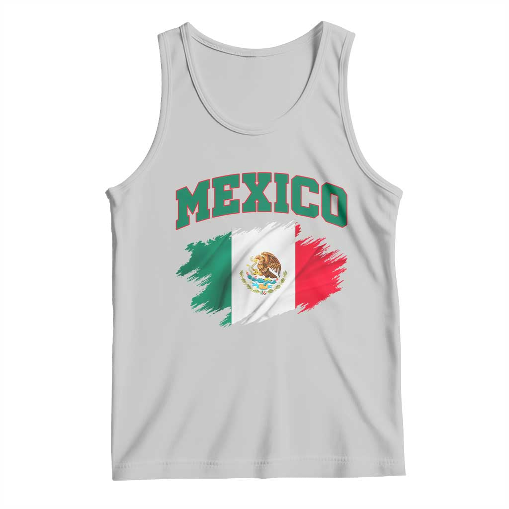 Retro Vintage Mexico Flag Tank Top Mexican Pride Gift