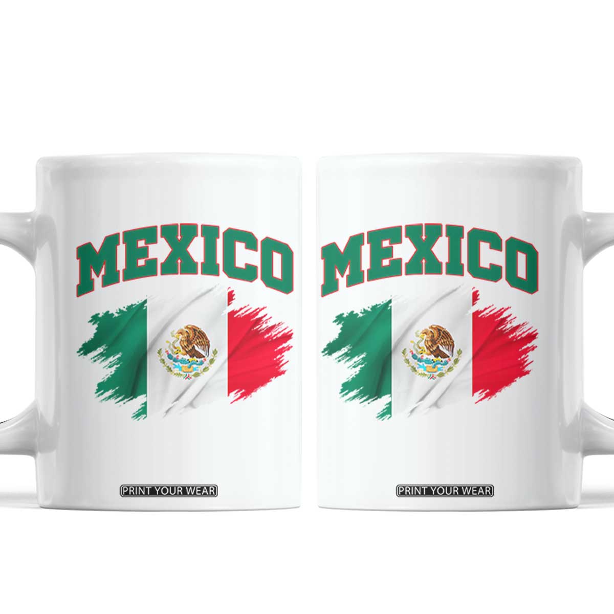Retro Vintage Mexico Flag Coffee Mug Mexican Pride Gift