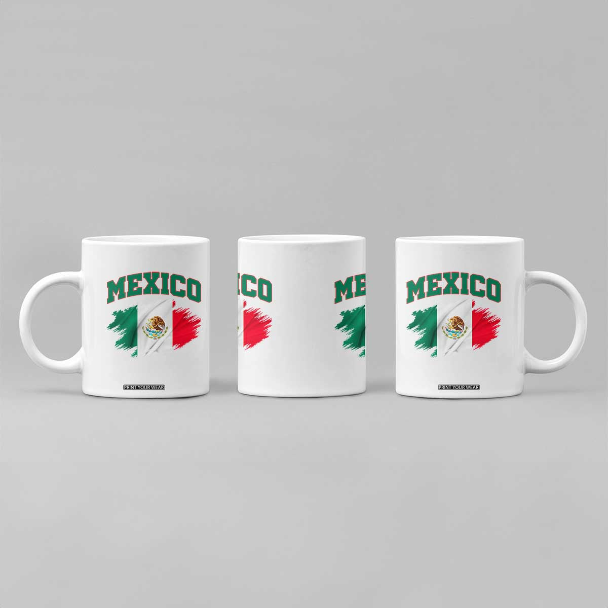 Retro Vintage Mexico Flag Coffee Mug Mexican Pride Gift