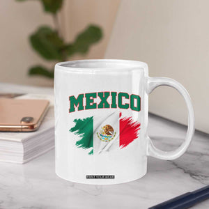 Retro Vintage Mexico Flag Coffee Mug Mexican Pride Gift